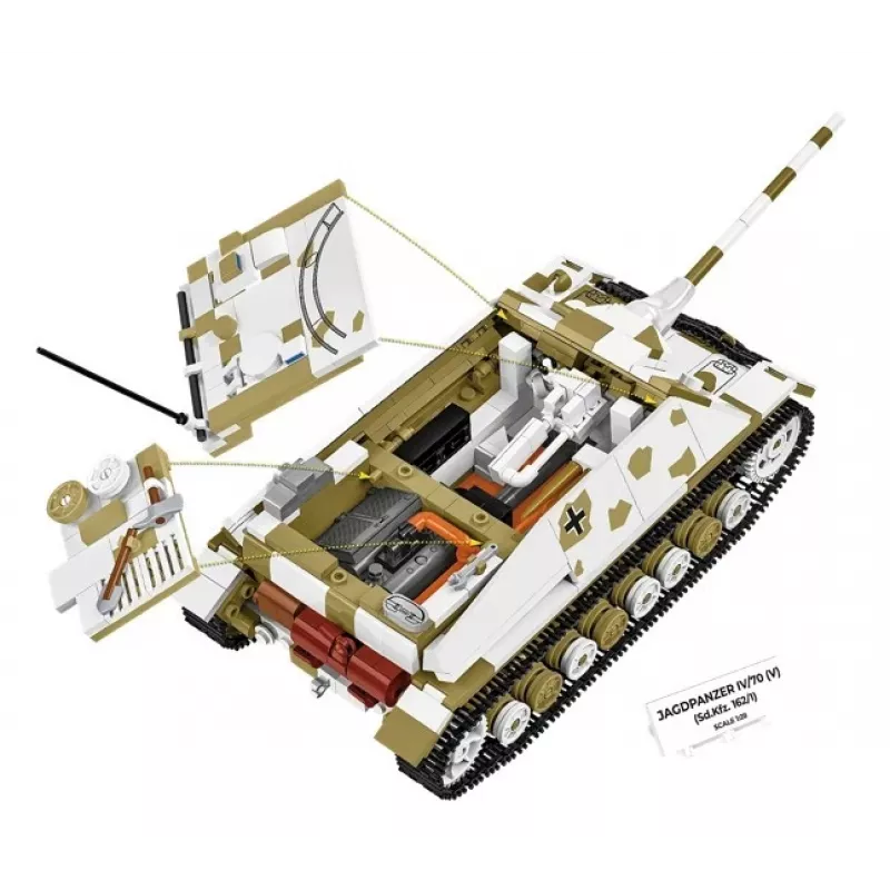 COBI KLOCKI Historical Collection Jagdpanzer IV/70 (V) (Sd.Kfz.162/1) conjunto de blocos 1024 peças