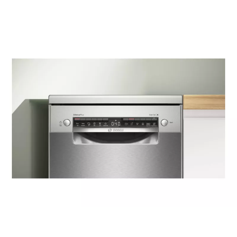 Máquina de lavar loiça Bosch SPS4HMI13E de instalação livre, 45 cm, classe energética D, inox