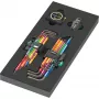 Conjunto de chaves em L Wera 9740 Hex-Plus métricas 9 peças com ponta esférica e codificação por cores