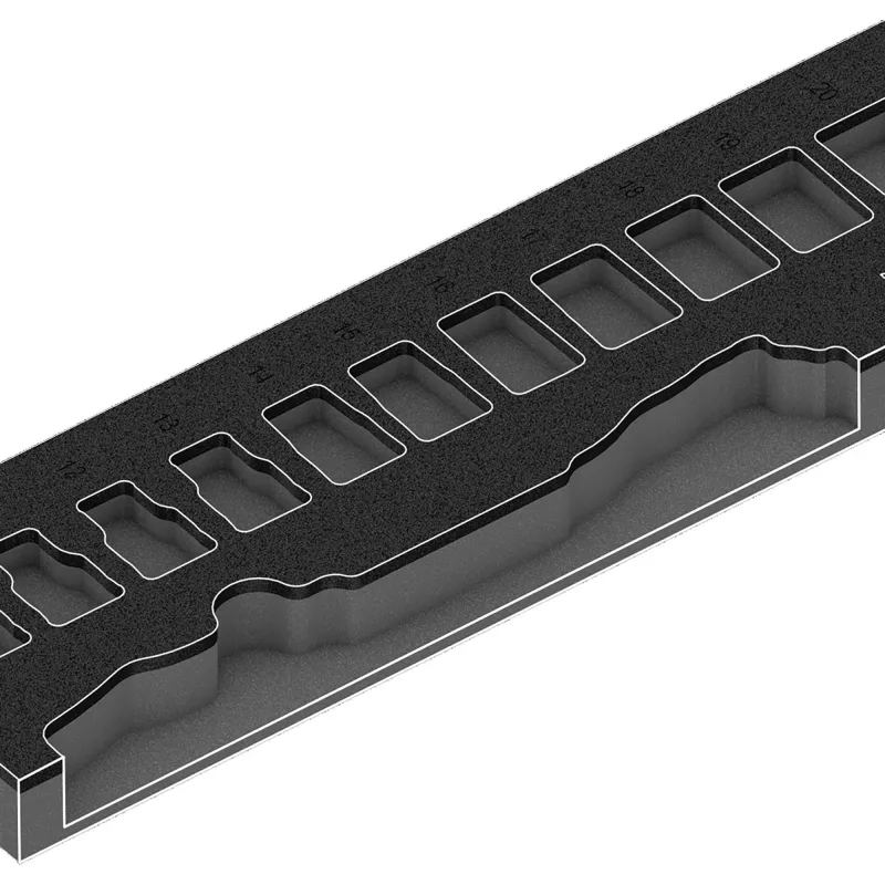 Conjunto de chaves de roquete e caixa Wera 9722 C Zyklop 1/2