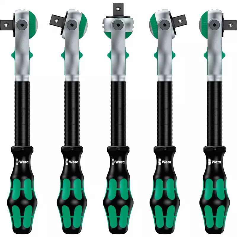 Conjunto de chaves de roquete e caixa Wera 9722 C Zyklop 1/2