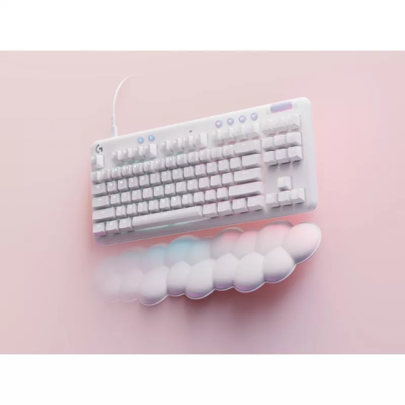Teclado Gaming Mecânico Logitech G G713 TKL - White Mist (Aurora Collection)
