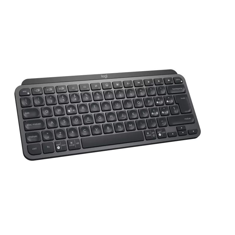 Teclado sem fios Logitech MX Keys Mini - Pale Grey - QWERTY - retroiluminado