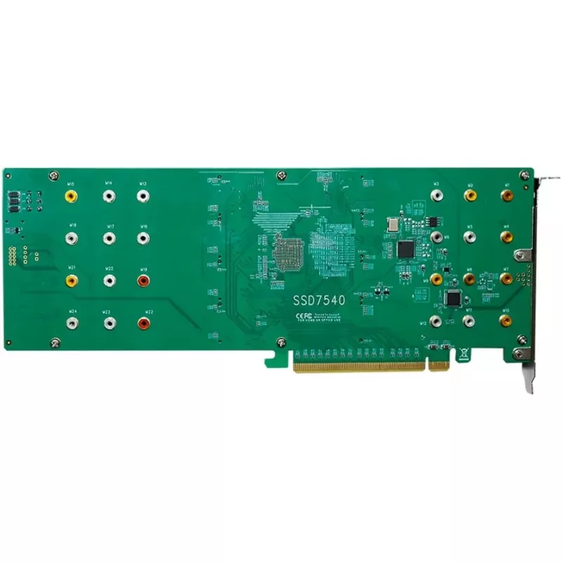 Placa controladora HighPoint Rocket 1508 8x porta M.2 para PCIe 4.0 x16 NVMe HBA C