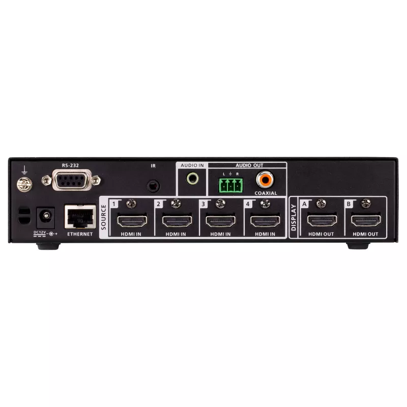 Comutador de matriz de apresentação ATEN VP2420 4x2 True 4K com Multi View