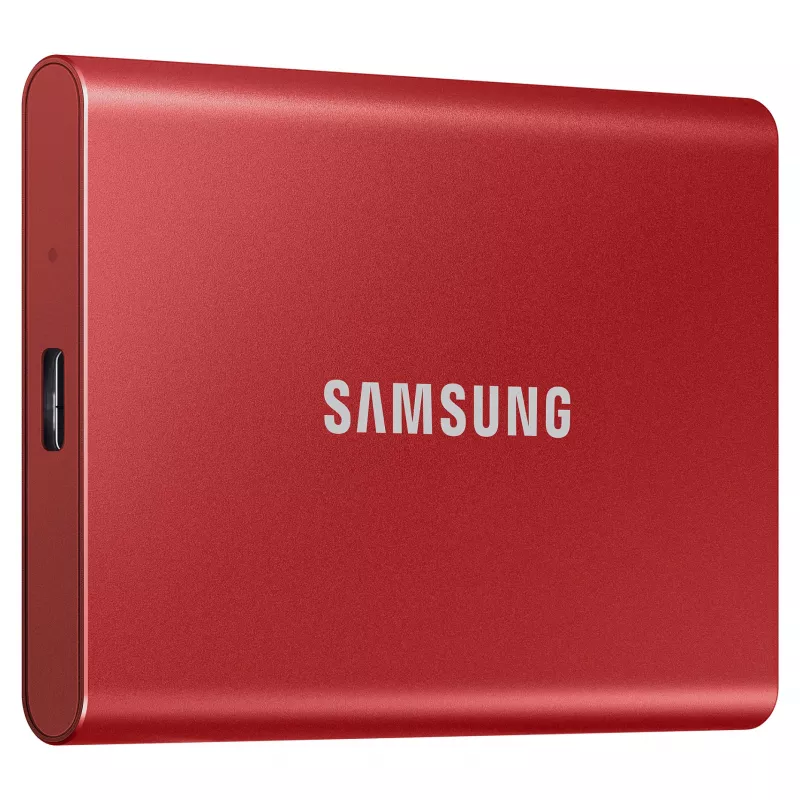 Samsung Disco Externo SSD T7 500GB USB 3.2 Gen 2 Metallic Red
