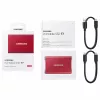 Samsung Disco Externo SSD T7 500GB USB 3.2 Gen 2 Metallic Red