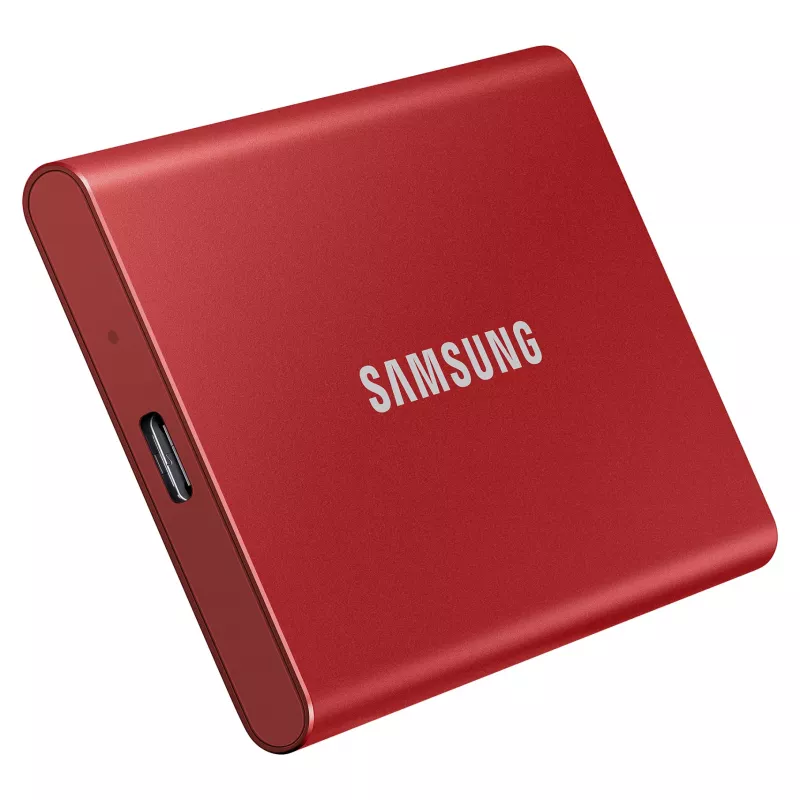 Samsung Disco Externo SSD T7 500GB USB 3.2 Gen 2 Metallic Red