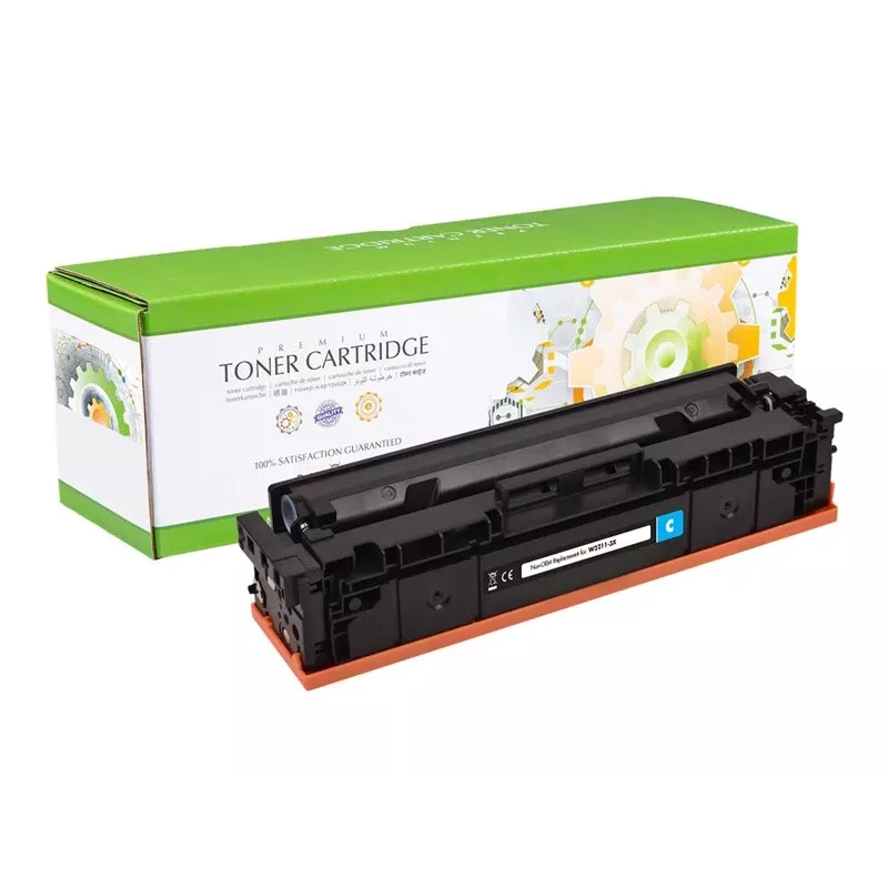 Static Control Cartucho de Toner Compatível Ciano Alta Capacidade para HP W2211X (2.450 Páginas)