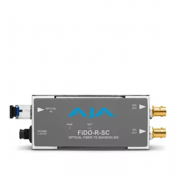AJA FiDO-R-SC recetor de fibra ótica para SDI