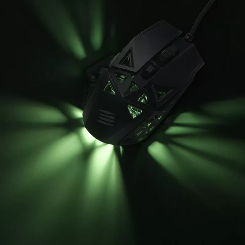 Mad Catz M.O.J.O. M1 Rato Gaming Ótico com Fio - 12000 DPI - Para Destros - Preto