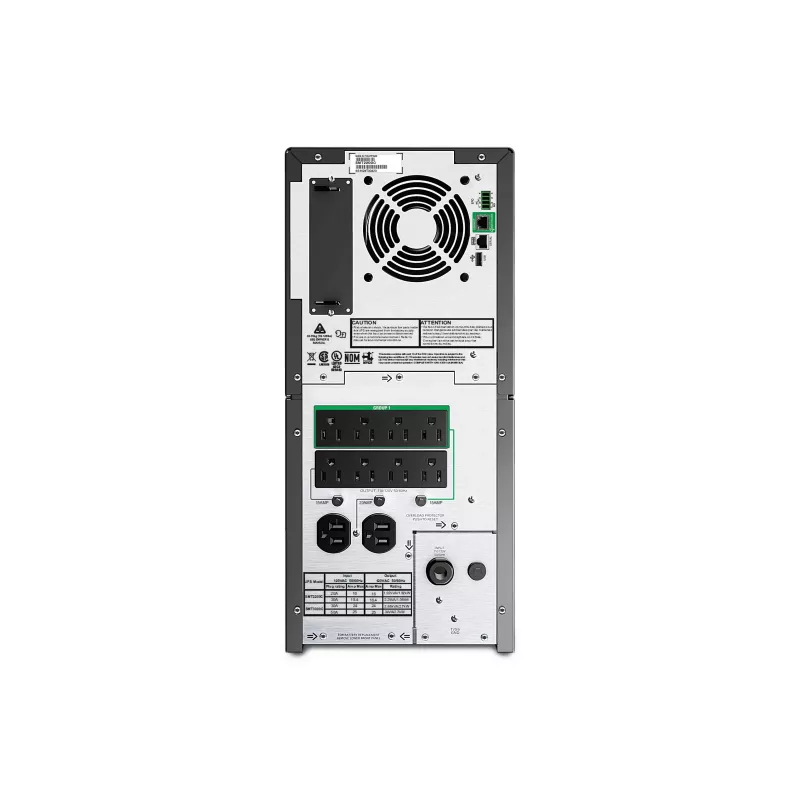 APC Smart-UPS SMT2200C UPS - 2200VA/1980W - Line Interactive - 120V - Montagem em Rack 2U - 8x NEMA 5-15R + 1x NEMA 5-20R - USB e Série - Preto
