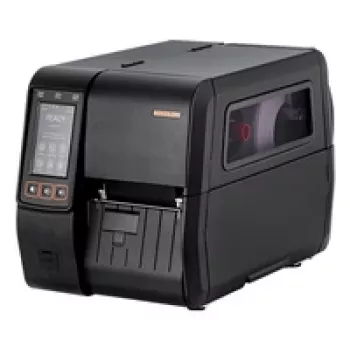 BIXOLON XT5-43ND9S/BEG 300 DPI Impressora de Etiquetas de Transferência Térmica com Rebobinador e Descolador, Série Ethernet
