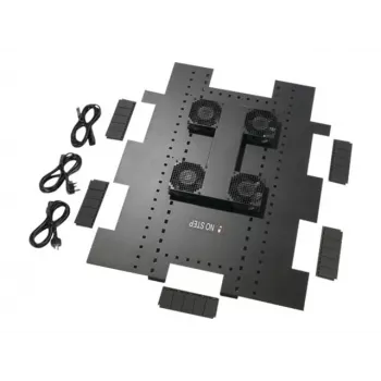 APC Bandeja de Ventilação para Teto - Unidade de Ventilação para Rack - AC 200-240V - 6 Ventiladores - Preto