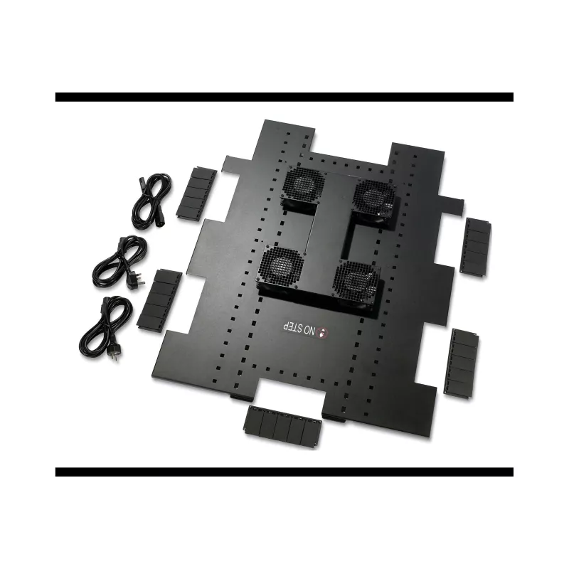 APC Bandeja de Ventilação para Teto - Unidade de Ventilação para Rack - AC 200-240V - 6 Ventiladores - Preto