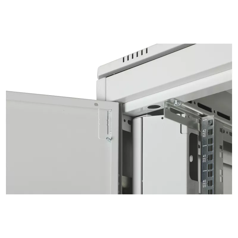 DIGITUS Armário de Rede Série Unique Cinzento 42HE 800x800mm Porta Frontal em Aço de Batente Duplo