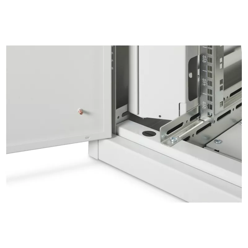 DIGITUS Armário de Rede Série Unique Cinzento 42HE 800x800mm Porta Frontal em Aço de Batente Duplo