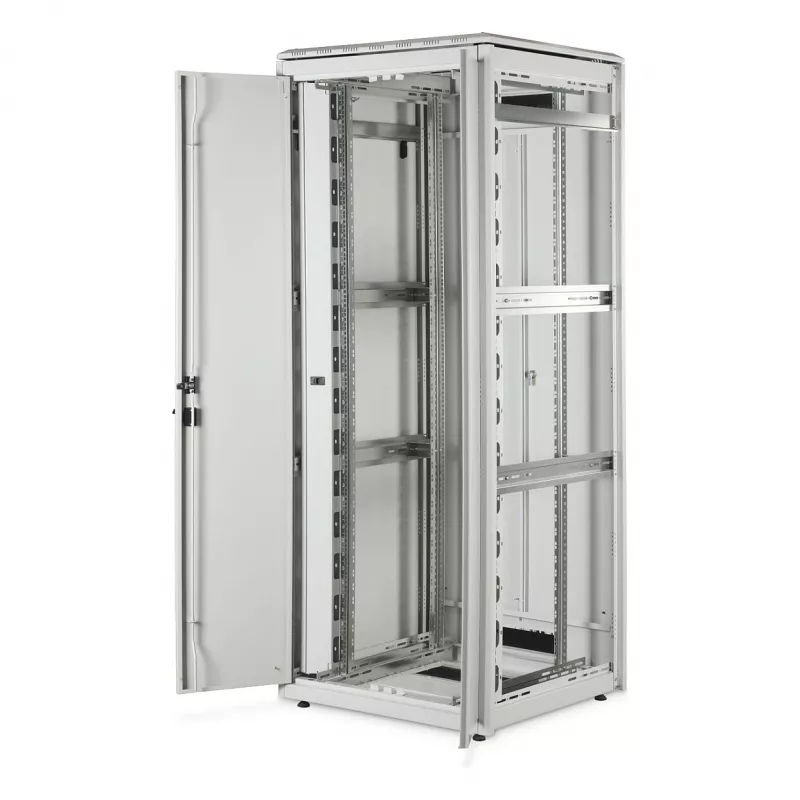 DIGITUS Armário de Rede Série Unique Cinzento 42HE 800x800mm Porta Frontal em Aço de Batente Duplo