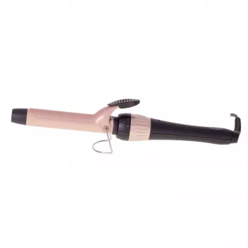 Adler AD 2117 Ferro de Ondular com Sistema de Aquecimento Cerâmico, Cilindro 25 mm, 200 °C, 45 W, Preto/Rosa