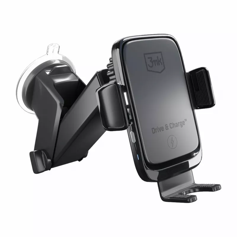 3mk Drive & Charge Suporte de Automóvel com Carregador Sem Fios