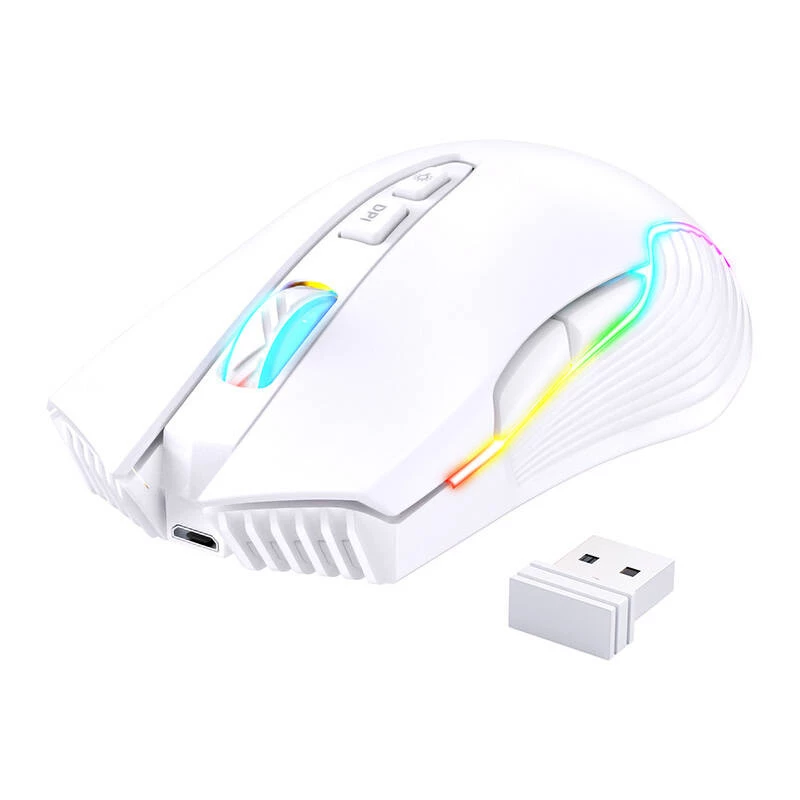 ONIKUMA CW905 Rato Gaming Sem Fios Branco