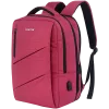 CANYON Mochila BPE-5 Urban USB 15.6 polegadas Vermelho