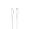 Canyon CLNM60SC10 cabo USB-C para Lightning 1m 60W MFi silicone branco
