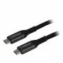 Synergy21 cabo USB4 USB-C para USB-C 2,0m preto entrançado 40Gbps 240W Gen 3x2 chip E-Marker