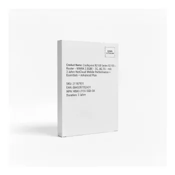 Cradlepoint R2100 Series R2155 router celular 5G com plano NetCloud Mobile Performance Essentials + Advanced de 3 anos