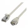 EFB-Elektronik cabo patch RJ45 Cat.6A U/FTP TPE 4mm ultraflex cinzento 0,25m
