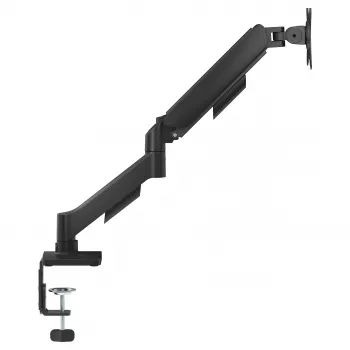 Equip suporte de mesa para monitor 17-32 polegadas braço único mola a gás 9 kg preto