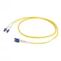 EFB-Elektronik cabo patch de fibra ótica duplex LC-LC 9/125µm OS2 LSZH amarelo 1,5m