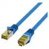 EFB cabo patch RJ45 Cat.6A S/FTP LSZH cabo bruto Cat.7 azul 0,15m