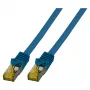 EFB cabo patch RJ45 Cat.6A S/FTP LSZH cabo bruto Cat.7 azul 0,15m