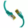 EFB cabo patch RJ45 Cat.6A S/FTP LSZH cabo bruto Cat.7 verde 0,15m