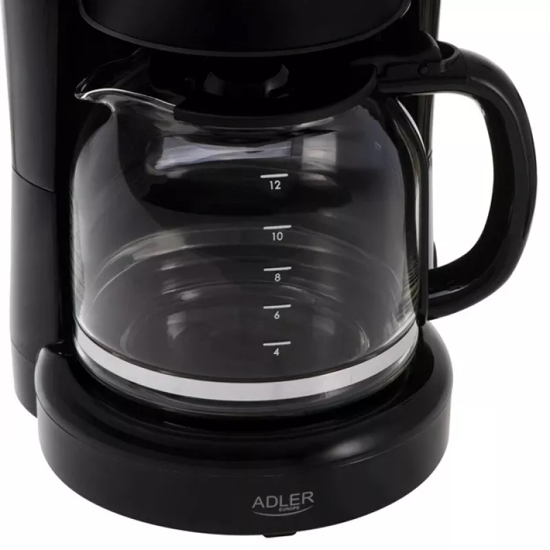 Adler AD 4383 máquina de café 1,5 L, preto