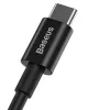 Baseus Superior cabo USB-C para USB-C 1m preto 100W carregamento rápido e sincronização de dados