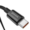 Baseus Superior cabo USB-C para USB-C 1m preto 100W carregamento rápido e sincronização de dados