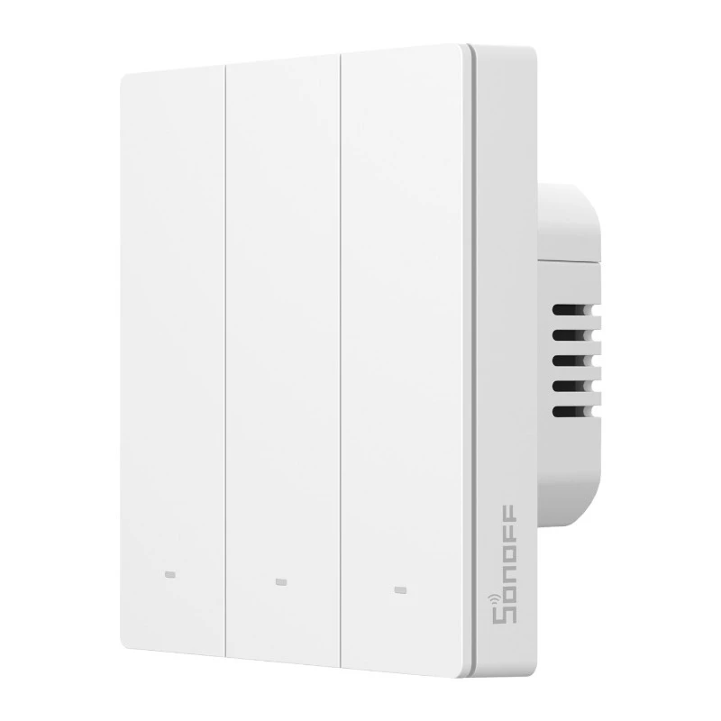 Interruptor de parede inteligente WiFi Matter SONOFF M5-3C-86W (3 canais) branco