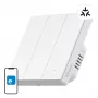 Interruptor de parede inteligente WiFi Matter SONOFF M5-3C-86W (3 canais) branco