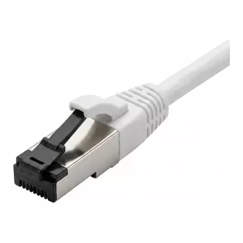 Cabo de rede RJ45 Synergy21, CAT8.1 2000MHz, 0,15m, branco, S-STP (S/FTP), TPE/LSZH (SuperFlex), AWG26