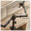 Suporte de secretária Equip para dois monitores 17-32 polegadas 360° articulado 10 kg preto