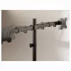 Suporte de secretária Equip para dois monitores 17-32 polegadas 360° articulado 10 kg preto