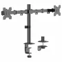 Suporte de secretária Equip para dois monitores 17-32 polegadas 360° articulado 10 kg preto