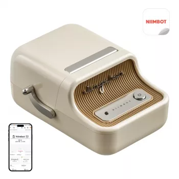 Impressora de etiquetas portátil NIIMBOT B21 Pro (creme)