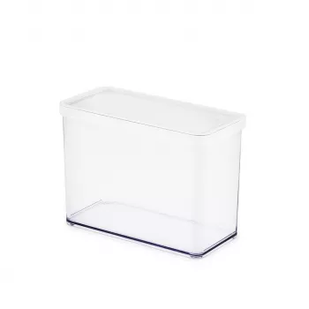 ROTHO Loft Recipiente para Petiscos 2,1L Transparente Branco