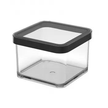 ROTHO Loft Recipiente para Petiscos 500 ml Preto Transparente