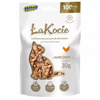 HILTON ŁaKocie Frango Liofilizado Petiscos para Gatos 30g