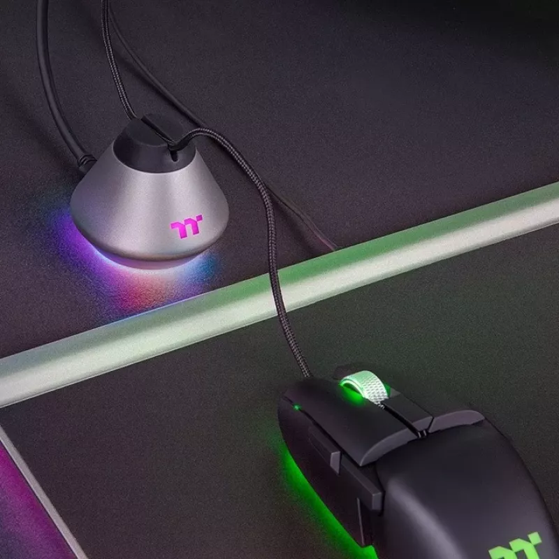 Thermaltake ARGENT MB1 RGB suporte de cabo para rato gaming
