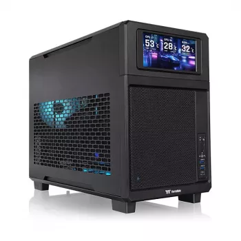 Thermaltake TR200 caixa de PC, preto (CA-11L-00S1NN-00)